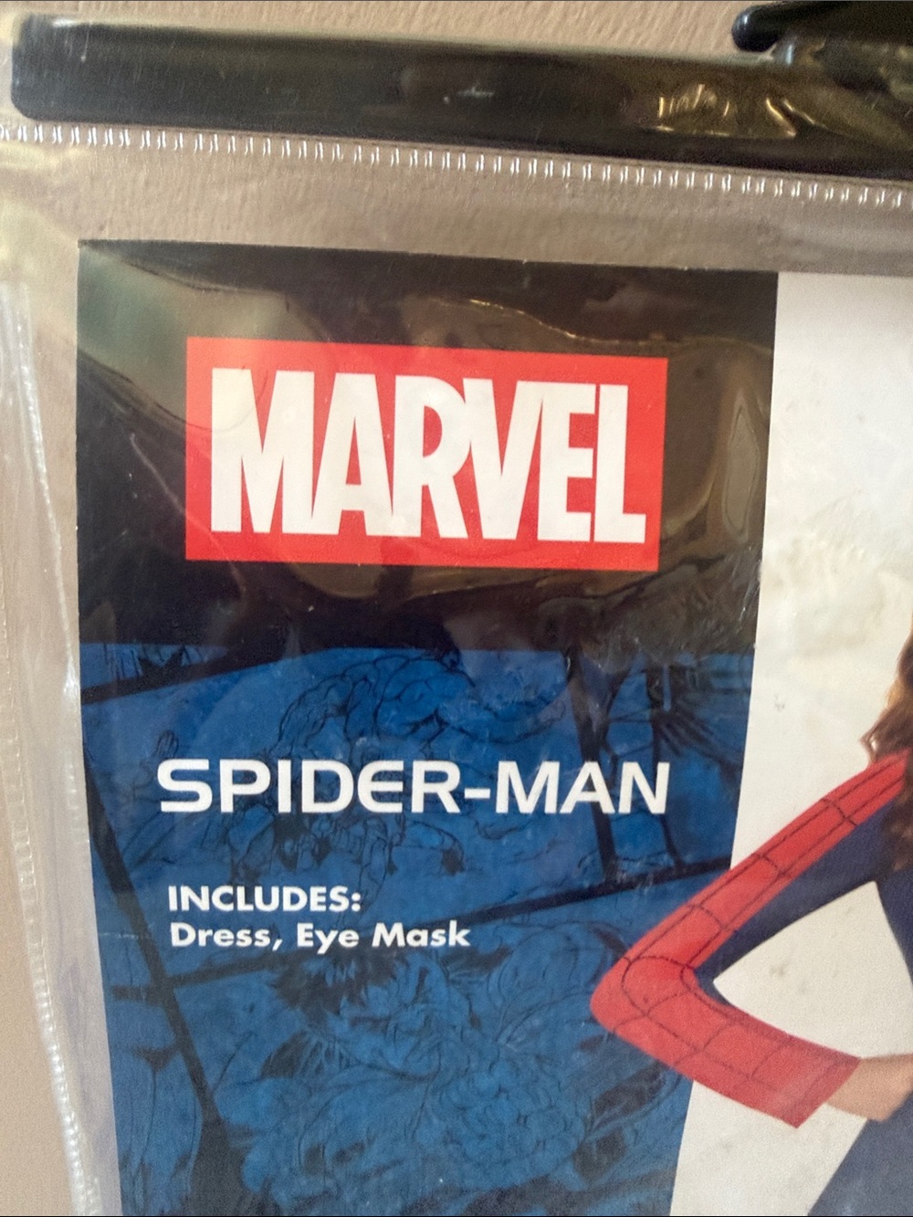 MARVEL SPIDER 🕷️ MAN 2PC GIRL COSTUME 🕷️ SIZE MEDIUM (8-10)🌟NWT🌟 - Picture 3 of 9